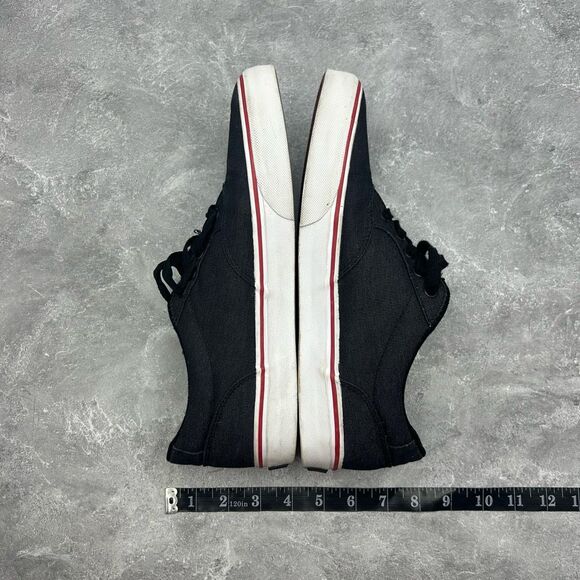 VANS Off The Wall Mens Black Low Top Skateboard Sneaker Size 10 Streetwear - Picture 15 of 15